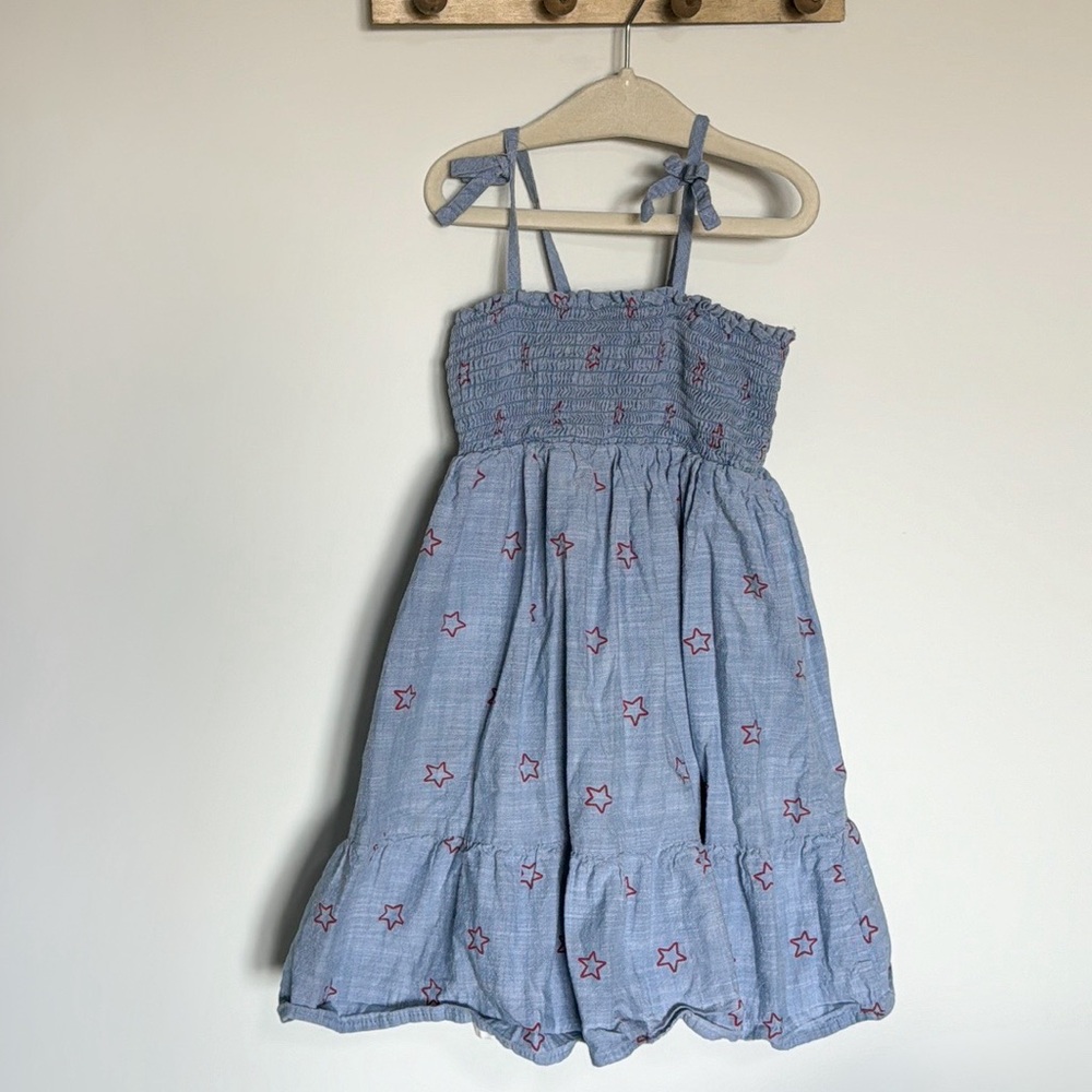 Toddler Denim Star Dress